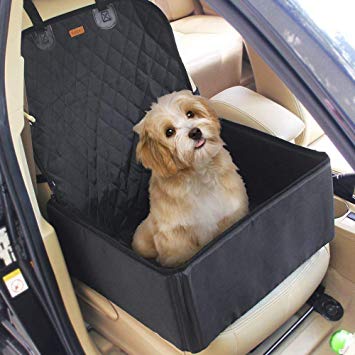 2 in 1 Car Front Pet Car Seat Cover - Waterproof