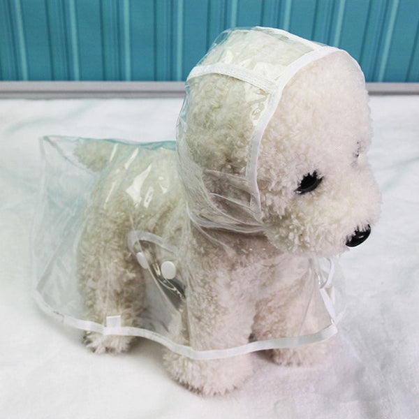 Waterproof Transparent Raincoat for Dogs and Cats