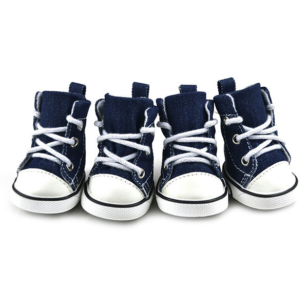 4 Pcs Waterproof Shoes Sneakers For Dogs