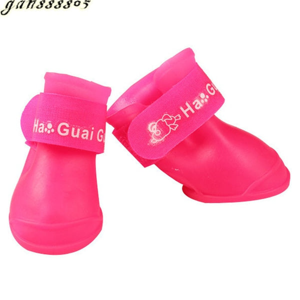 4pcs Waterproof Dog Shoes Many colors