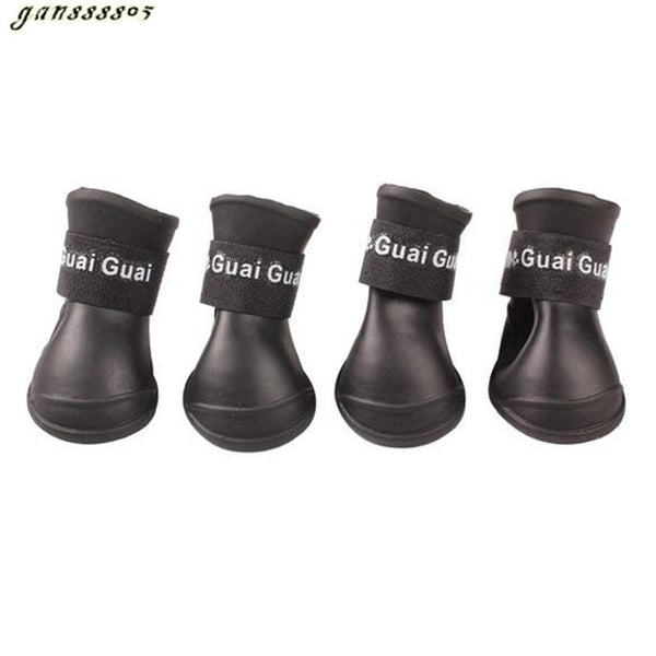 4pcs Waterproof Dog Shoes Many colors