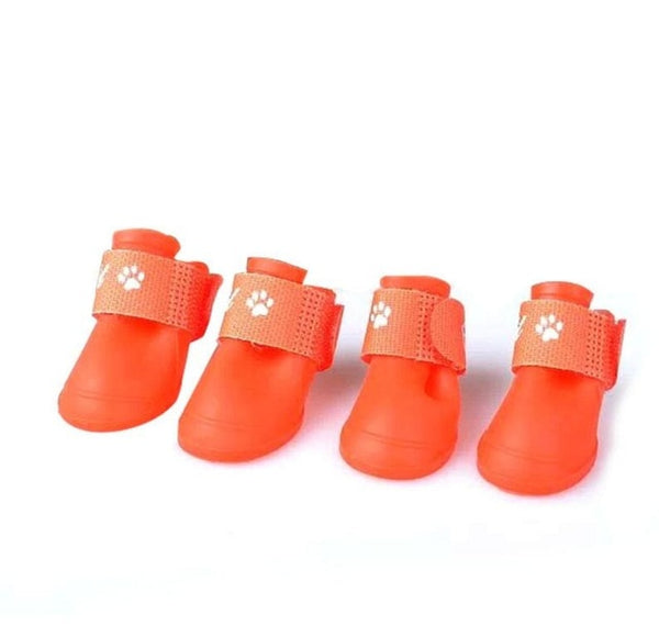 4pcs Waterproof Dog Shoes Many colors