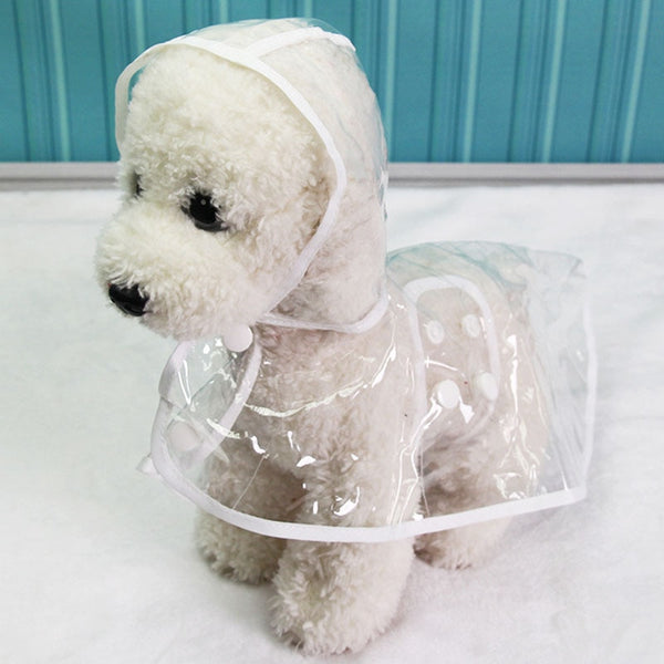 Waterproof Transparent Raincoat for Dogs and Cats
