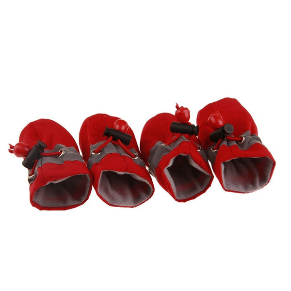 4Pcs/set Waterproof Shoes for Dogs