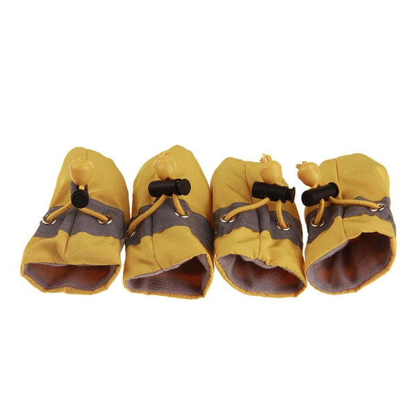 4Pcs/set Waterproof Shoes for Dogs