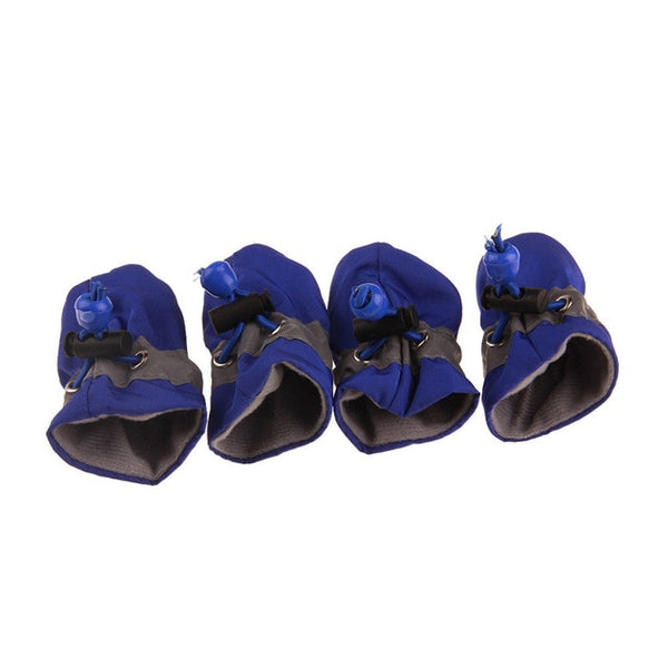 4Pcs/set Waterproof Shoes for Dogs