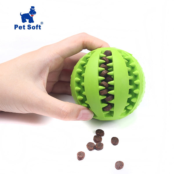 Rubber ball for dogs