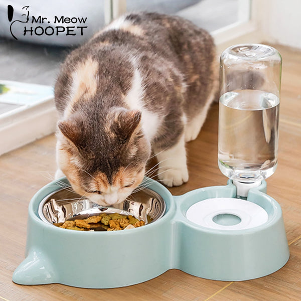 Cats and Dogs Bowl Water and Food
