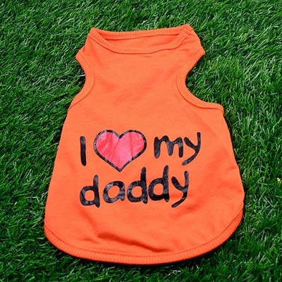 "I Love Mommy" T-shirt for Kitten Cats Puppy Small Dogs